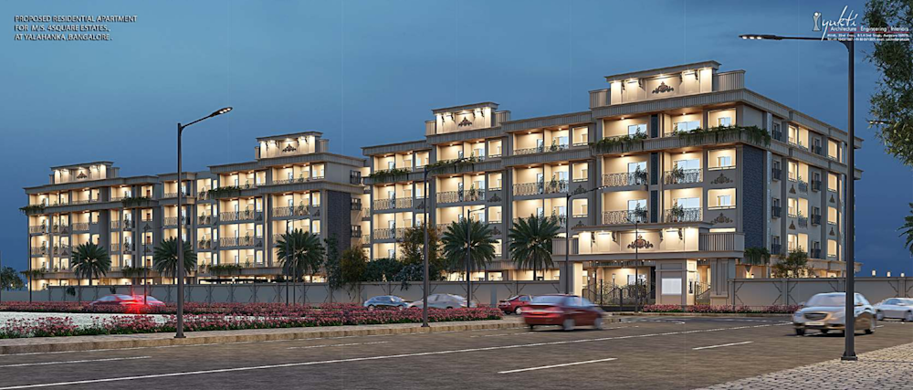 Park Sierra Exterior Dusk Facade