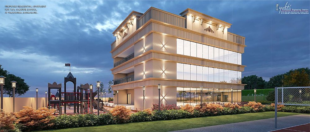 Park Sierra Exterior Dusk Facade