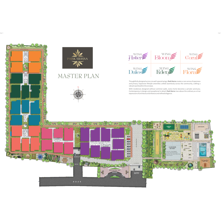 Park Sierra Master Plan Layout